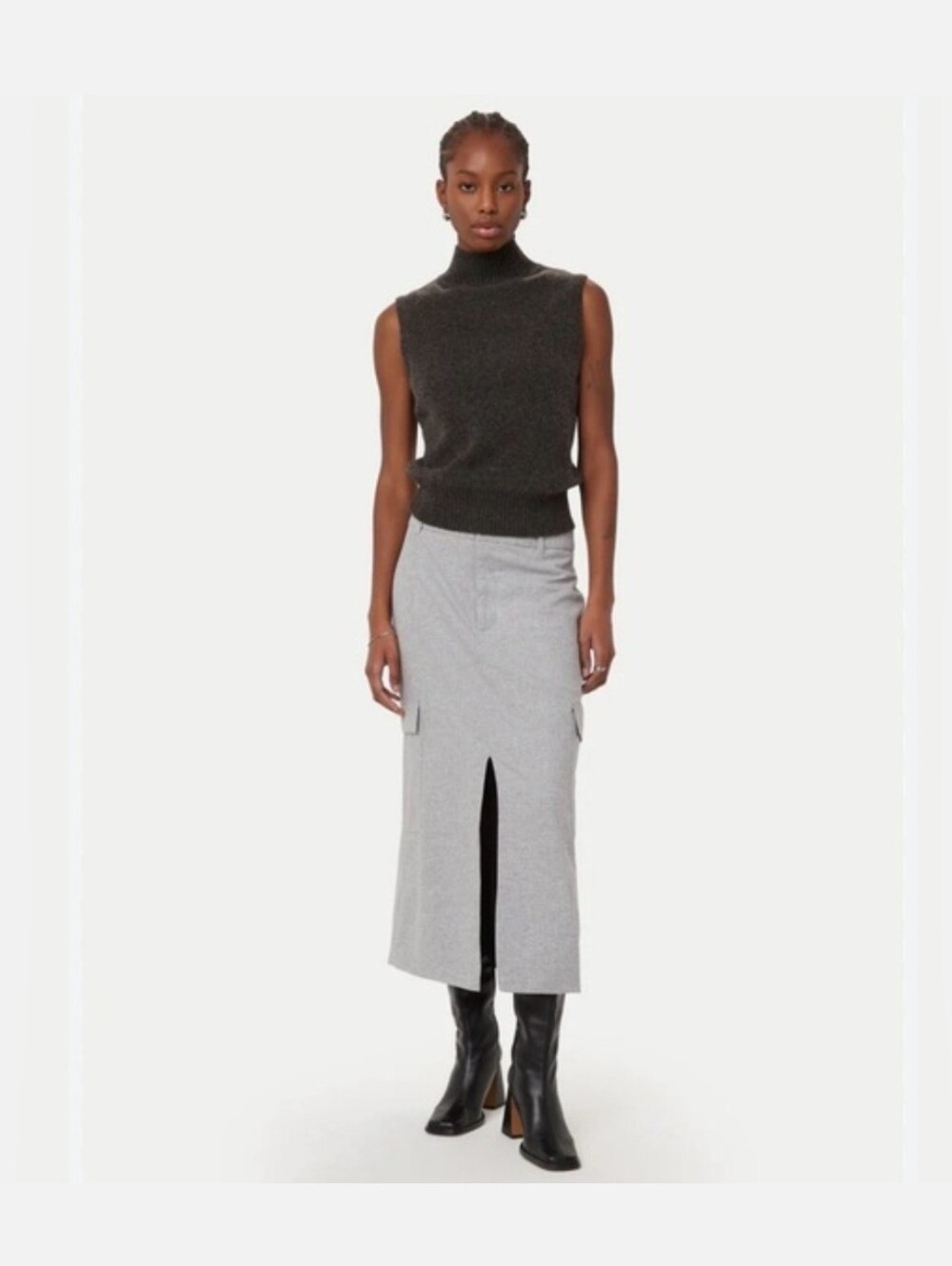 Frank and Oak Wool Skirt Small
